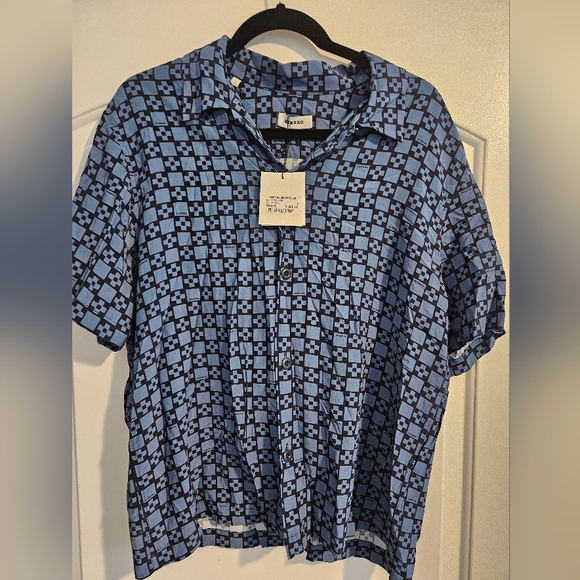SANDRO  MEN SHORT SLEEVES SHIRT - Picture 1 of 8